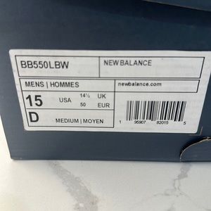 Brand new mens New Balance 550 size 15
